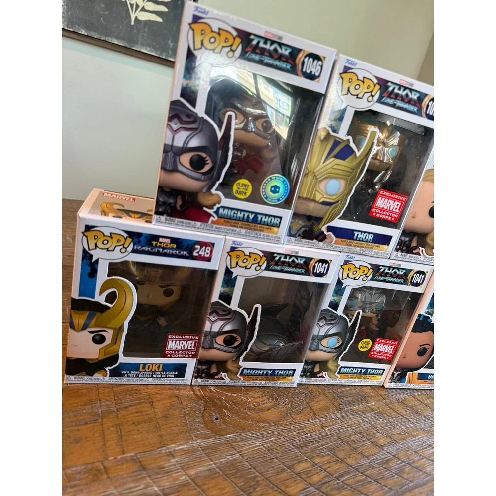 Funko Pop Marvel‎ Thor Love and Thunder Ragnarok LOT Exclusives GITD